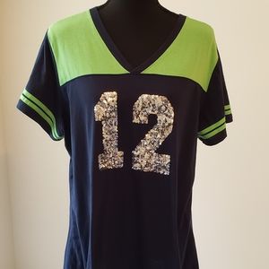 Seahawks sparkly 12th lady shirt!